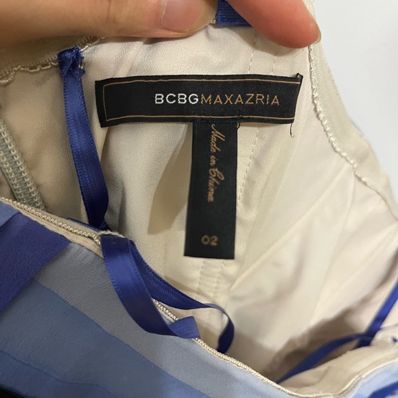 BCBG Silk strapless maxi dress - Picture 3 of 9